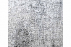 Lintoleum, portrait anonyme photographique sur mosaïque