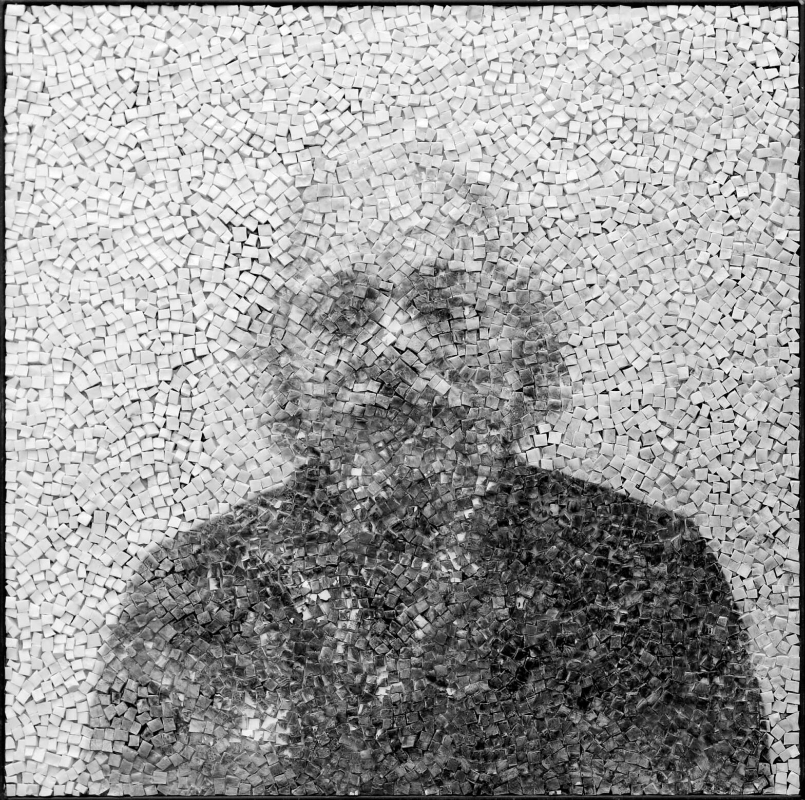 Portrait de la série "Figurations anonymes" de Clément Mitéran, collection permanente du musée national de Ravenne