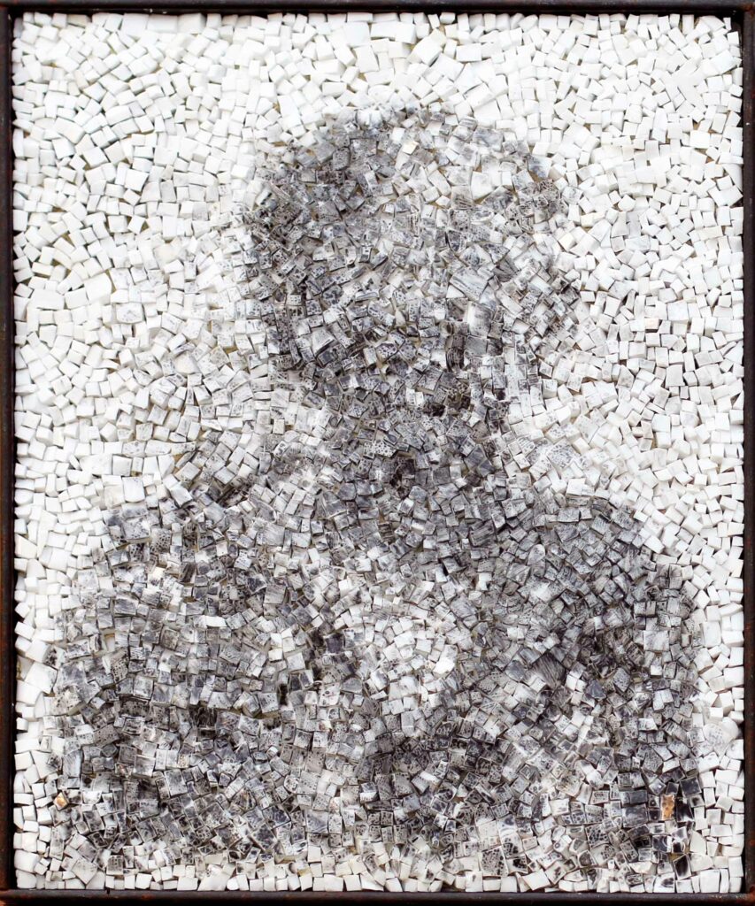 Spectre 1, portrait anonyme en noir et blanc par Clément Mitéran