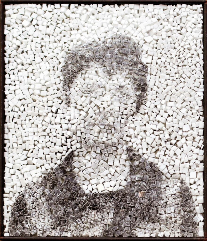 Spectre 2, portrait photographique anonyme en noir et blanc par Clément Mitéran