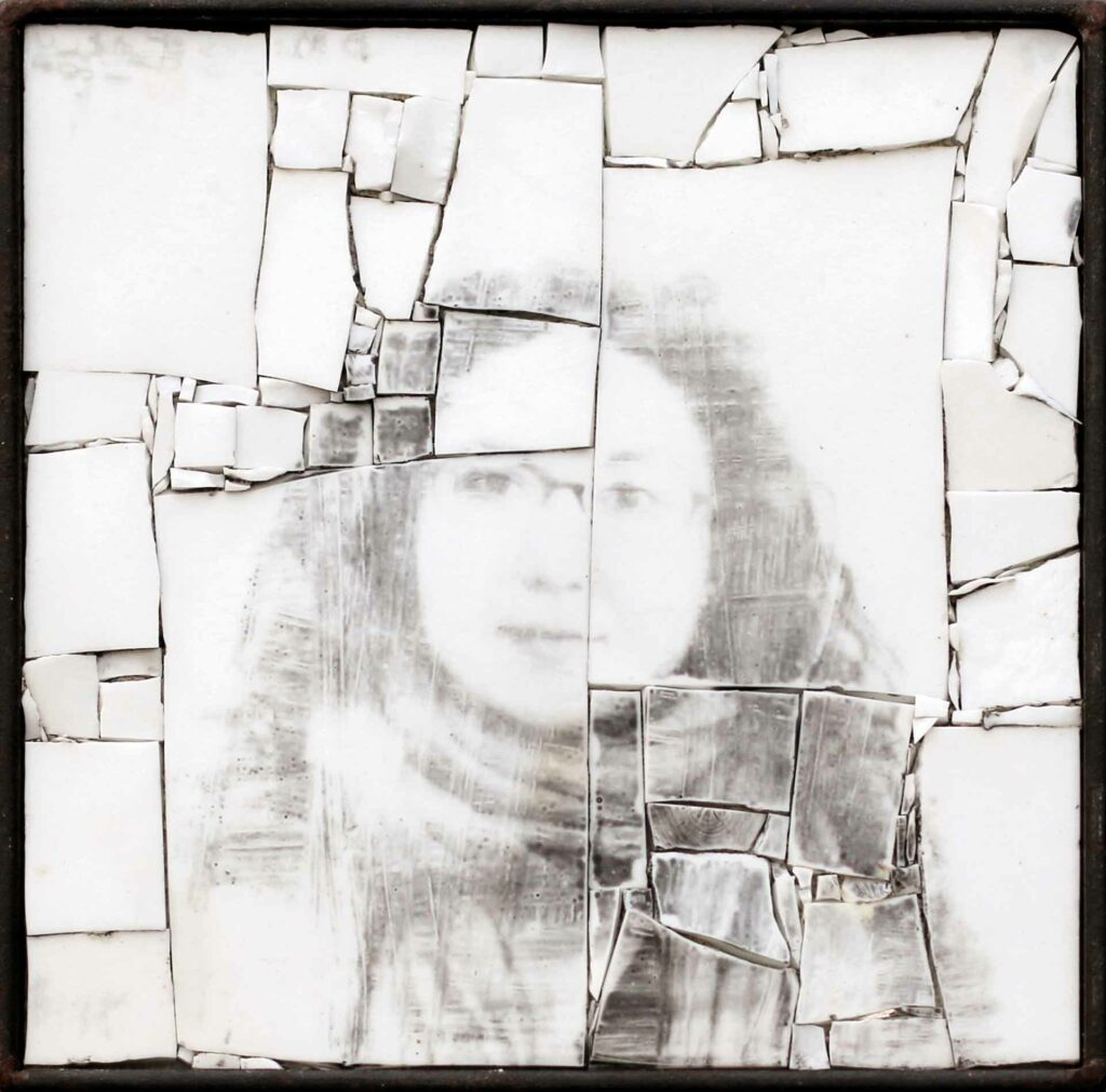 Monstre 5, photomontage by Clément Mitéran, silver-gelatin photograph on mosaic