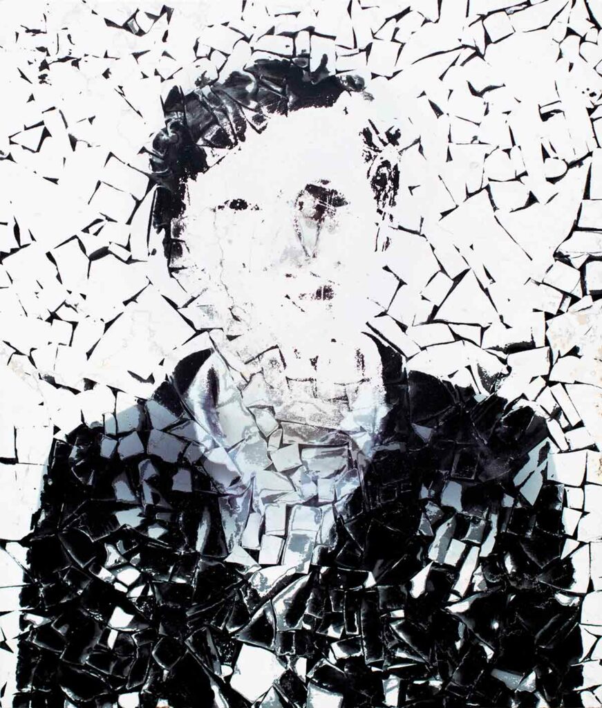 Representation of a damnatio memoriae