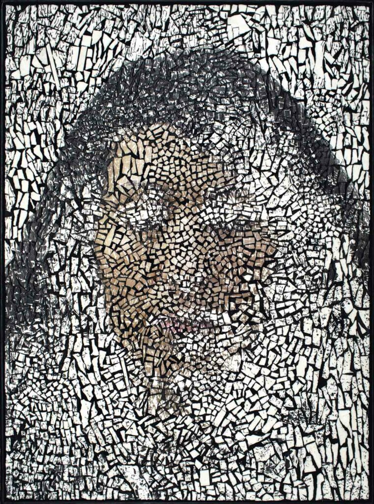 Photographie de l’œuvre "Consecratio II" de l'artiste français Clément Mitéran