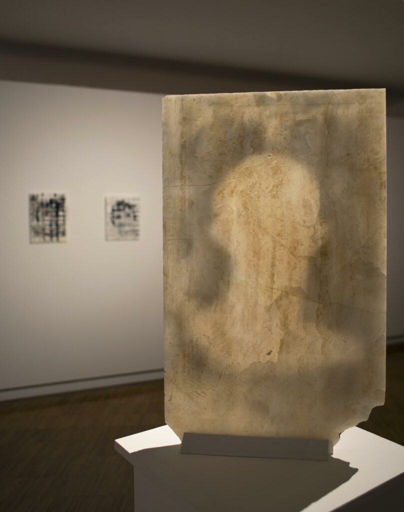 Exhibition view of "Échos des visages" by Clément Mitéran and Laurent Lafolie, curated by Michel Poivert and Giovanni Gardini, at the Lercaro Foundation in Bologna (Italy).
