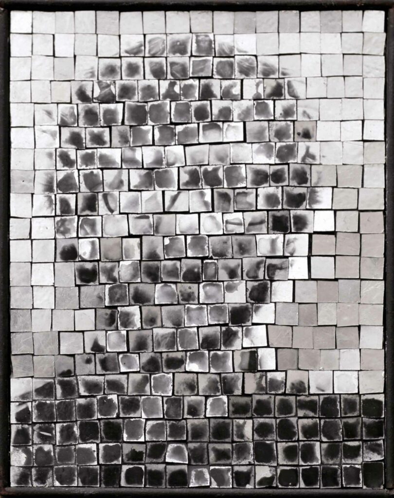 Simulacrum III – 22.5 × 18 cm – white gold, silver-gelatin photograph